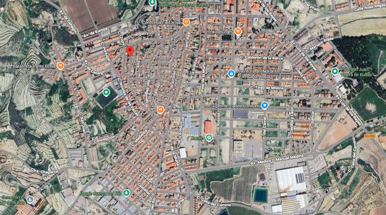 Vista exterior de Piso en venta en Bullas