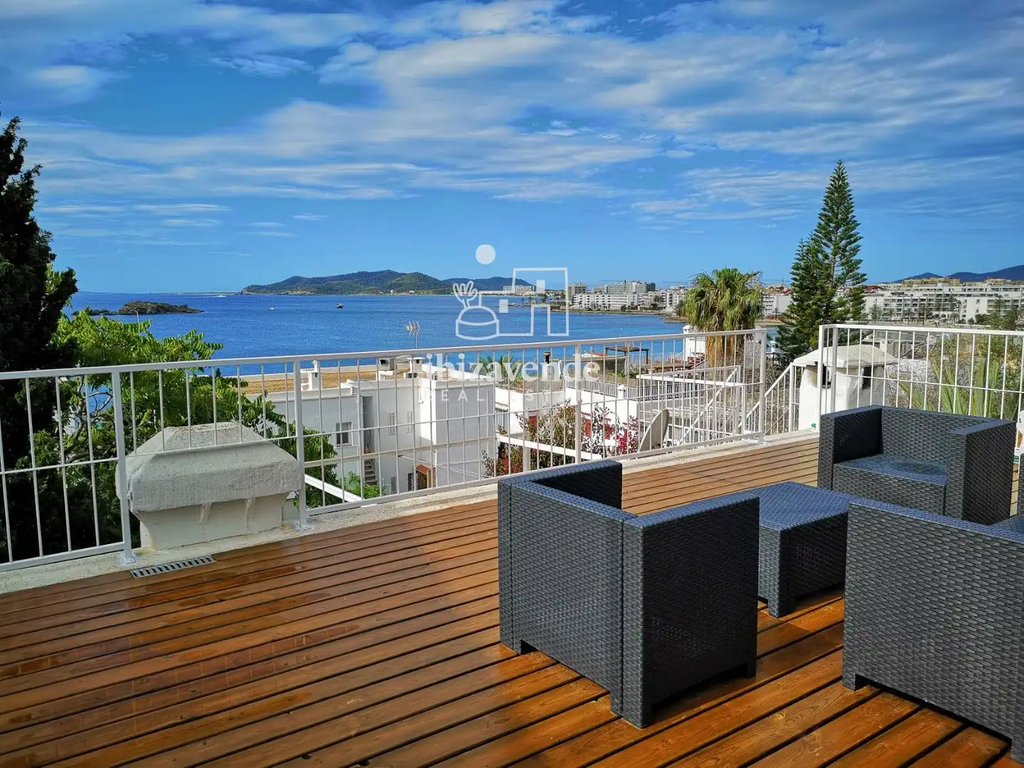 Terrasse von Wohnung zur Miete in Eivissa mit Klimaanlage, Terrasse und Möbliert
