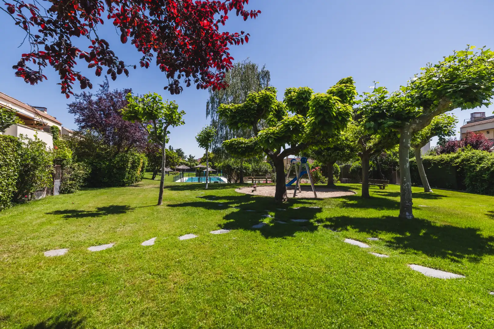 Jardín de Casa o chalet en venta en Las Rozas de Madrid con Aire acondicionado, Calefacción y Jardín privado