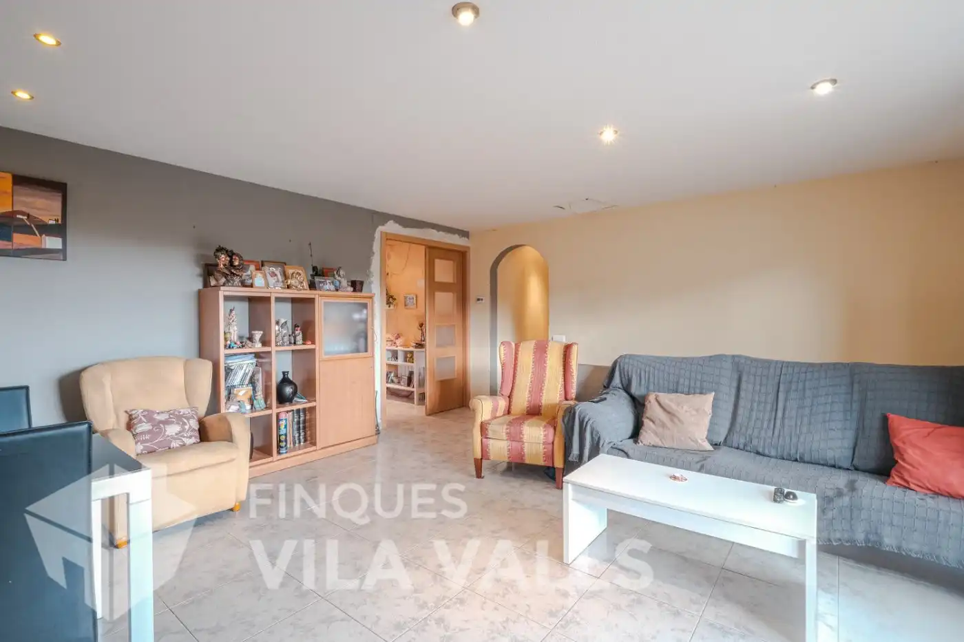 Sala de estar de Casa o chalet en venta en Bigues i Riells del Fai con Calefacción, Jardín privado y Terraza