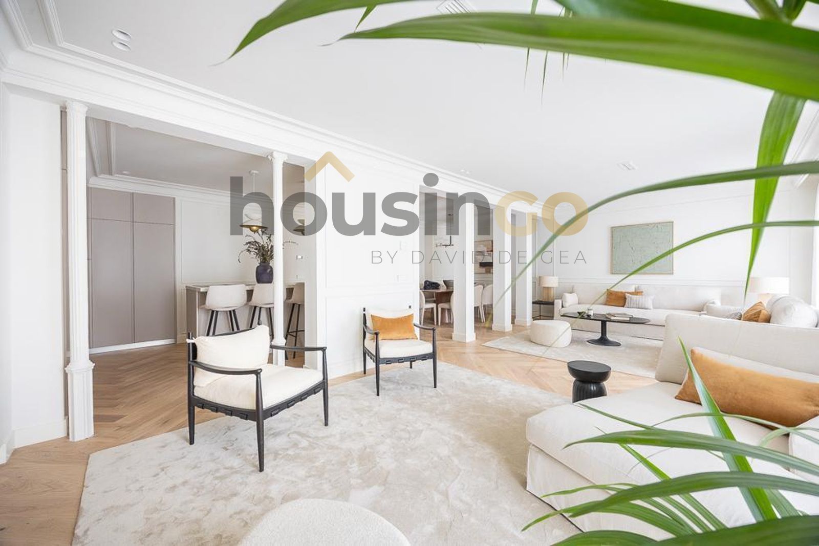 Living room of Attic for sale in  Madrid Capital  with Air Conditioner, Heating and Parquet flooring