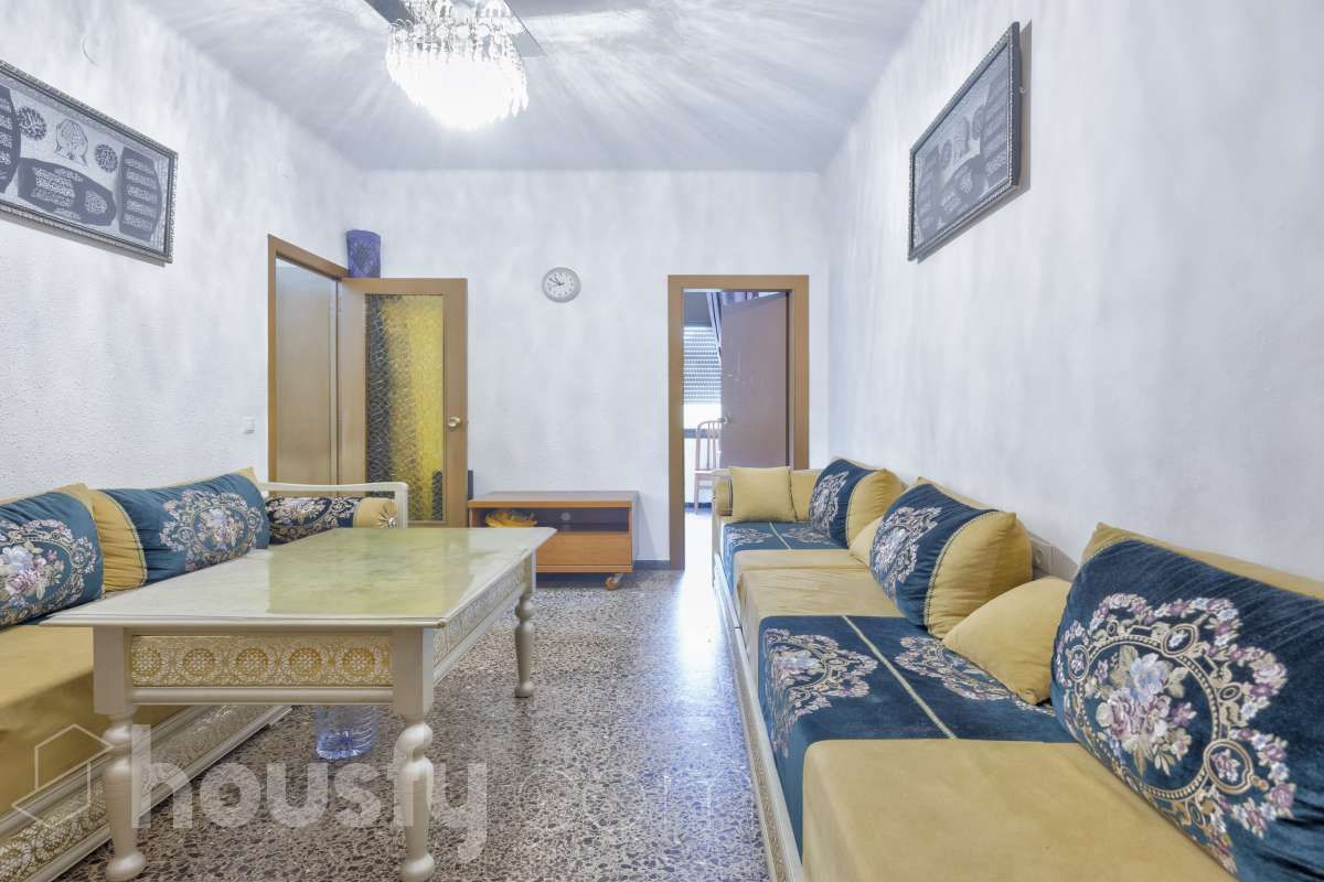 Living room of Flat for sale in  Barcelona Capital
