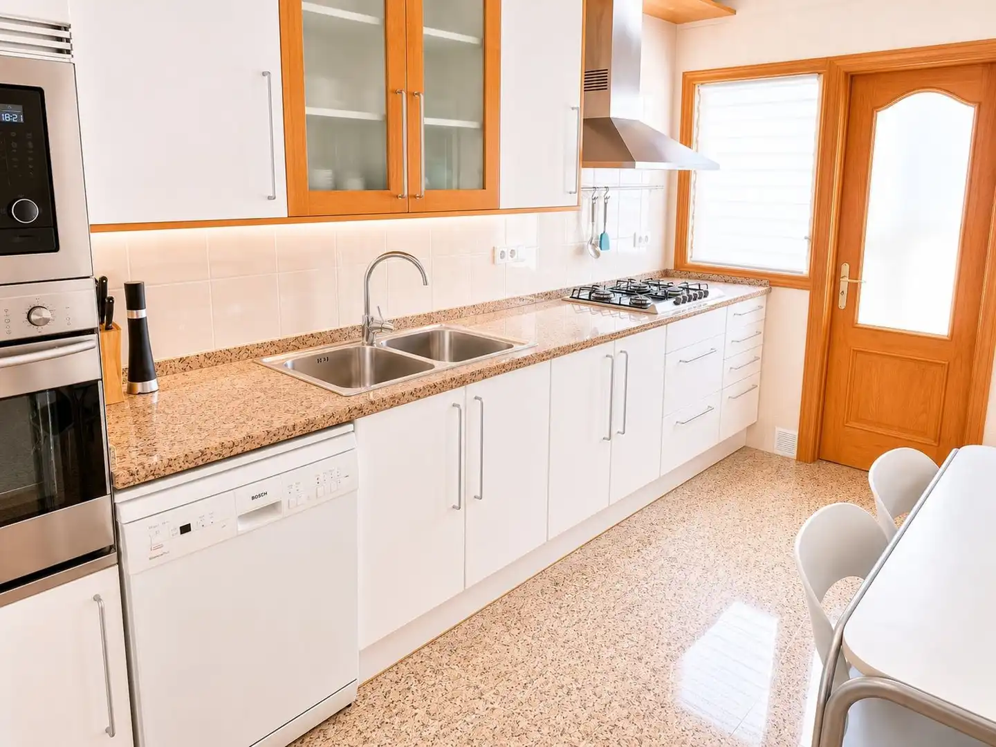 Cocina de Piso en venta en  Palma de Mallorca con Aire acondicionado, Terraza y Amueblado