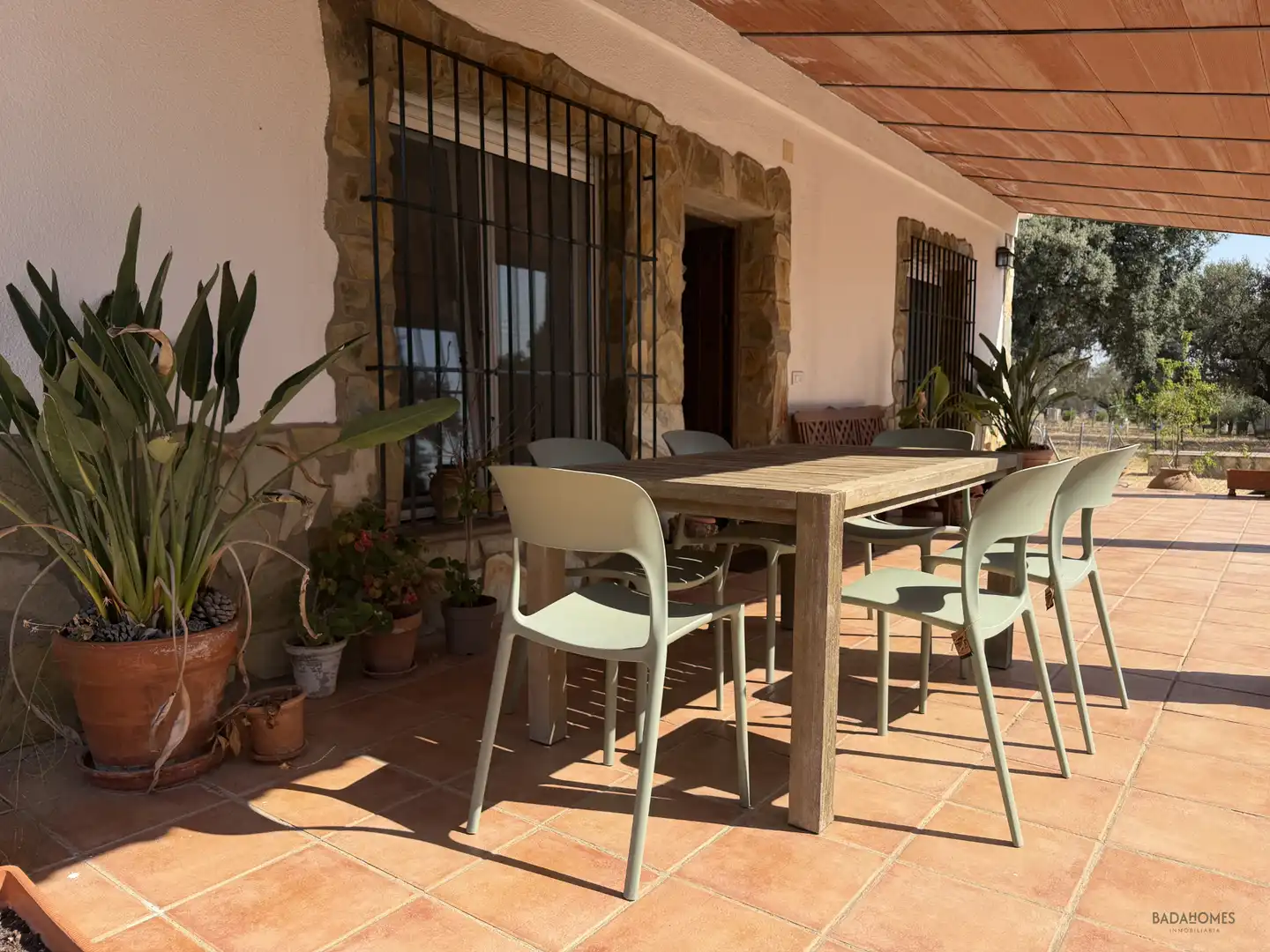 Terraza de Finca rústica en venta en Badajoz con Jardín privado, Terraza y Trastero