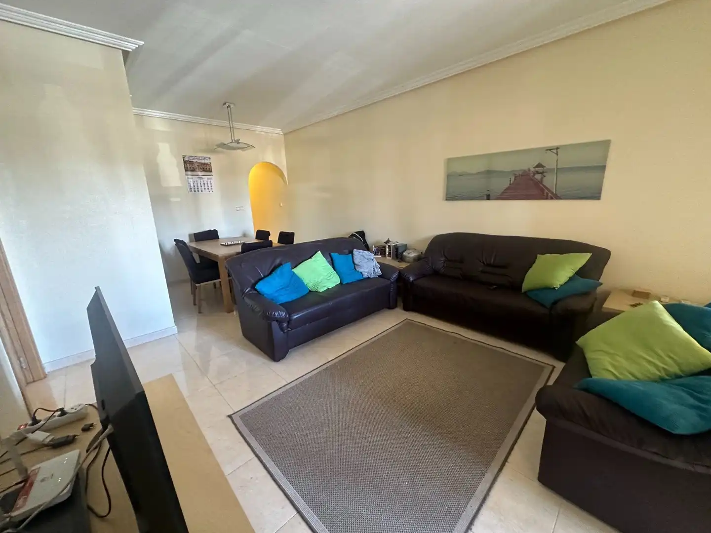 Sala d'estar de Apartament en venda en Jacarilla amb Moblat i Balcó