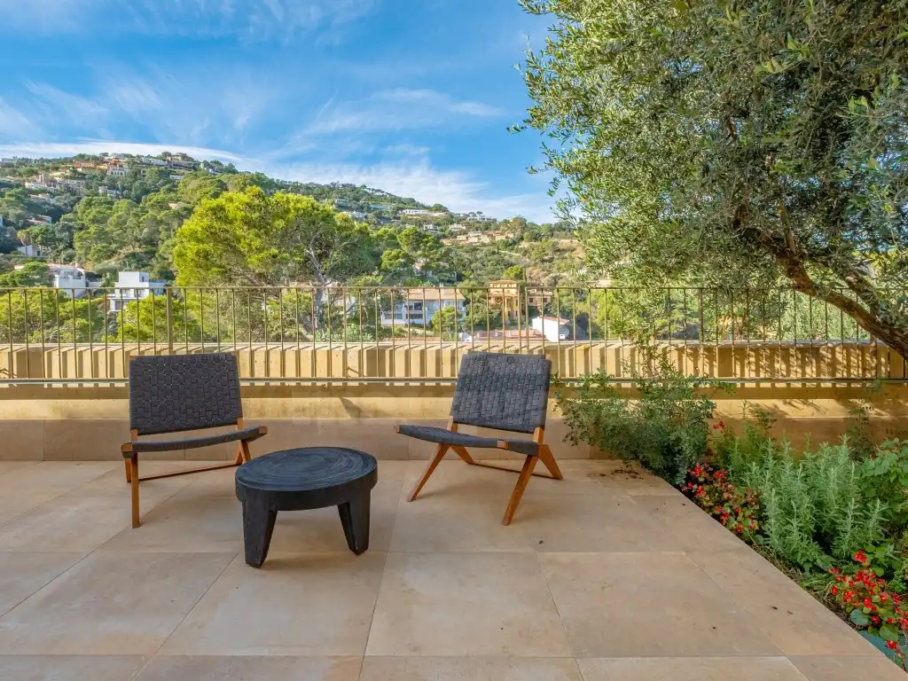 Terraza de Apartamento de alquiler en Begur