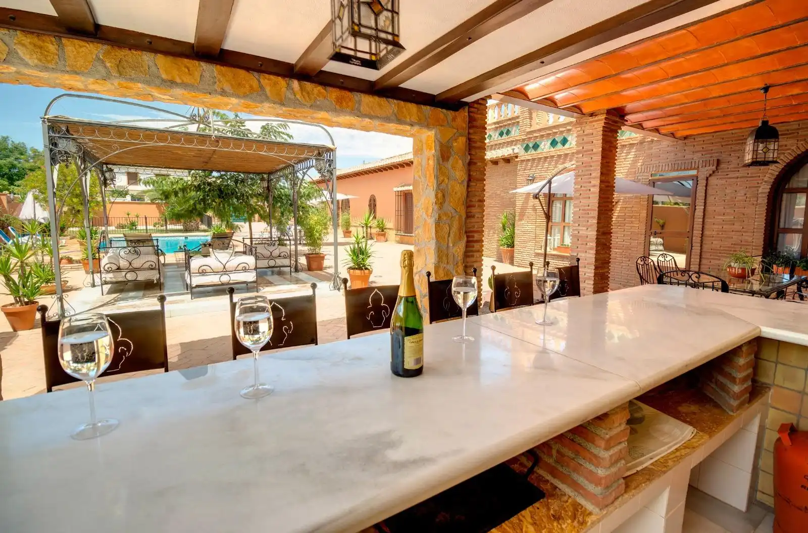 Terraza de Casa o chalet de alquiler en Padul con Calefacción, Jardín privado y Terraza