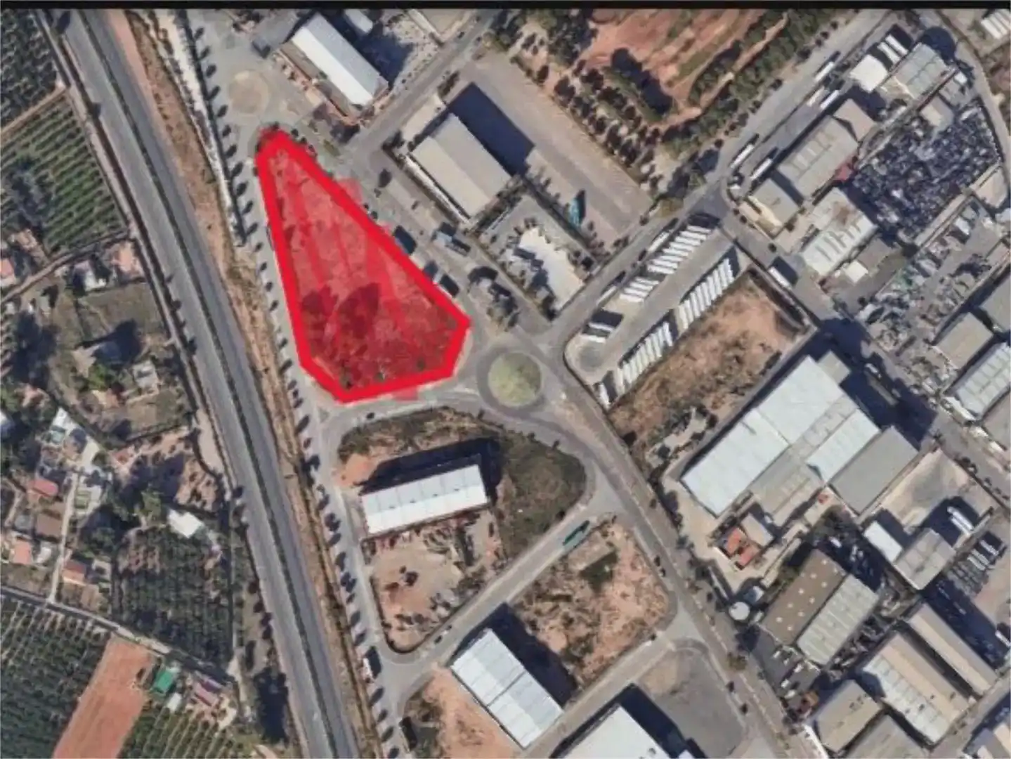Vista exterior de Terreno industrial en venta en Massamagrell, Valencia