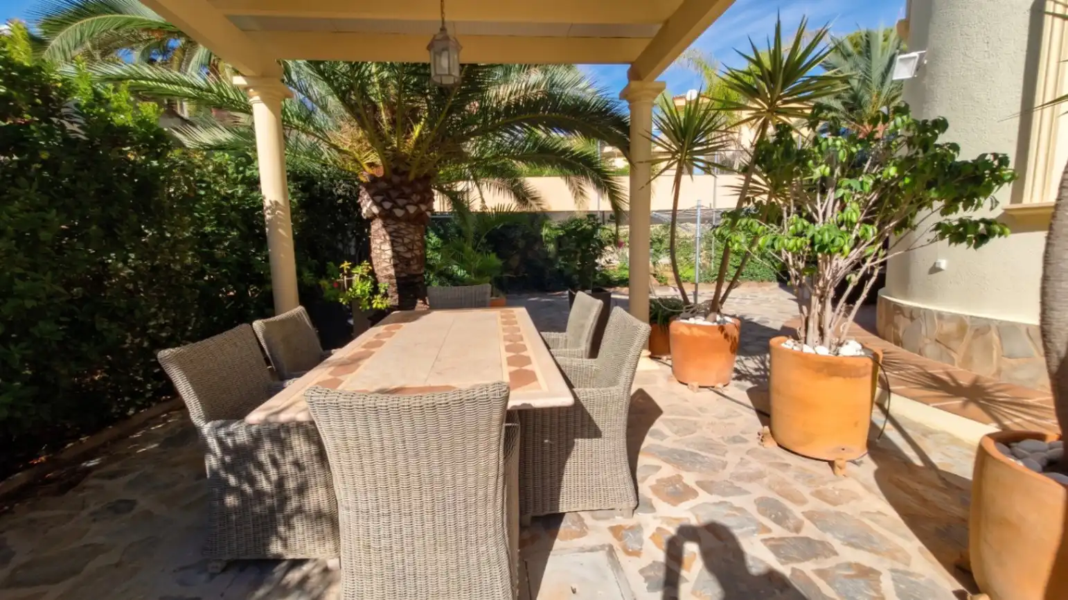 Terrassa de Casa o xalet en venda en Calpe / Calp amb Aire condicionat, Calefacció i Jardí privat