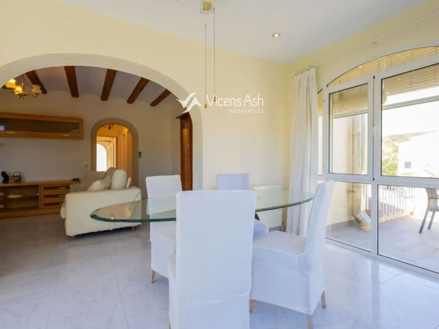Dining room of Houses for sale in Jávea / Xàbia  with Air Conditioner, Heating and Terrace