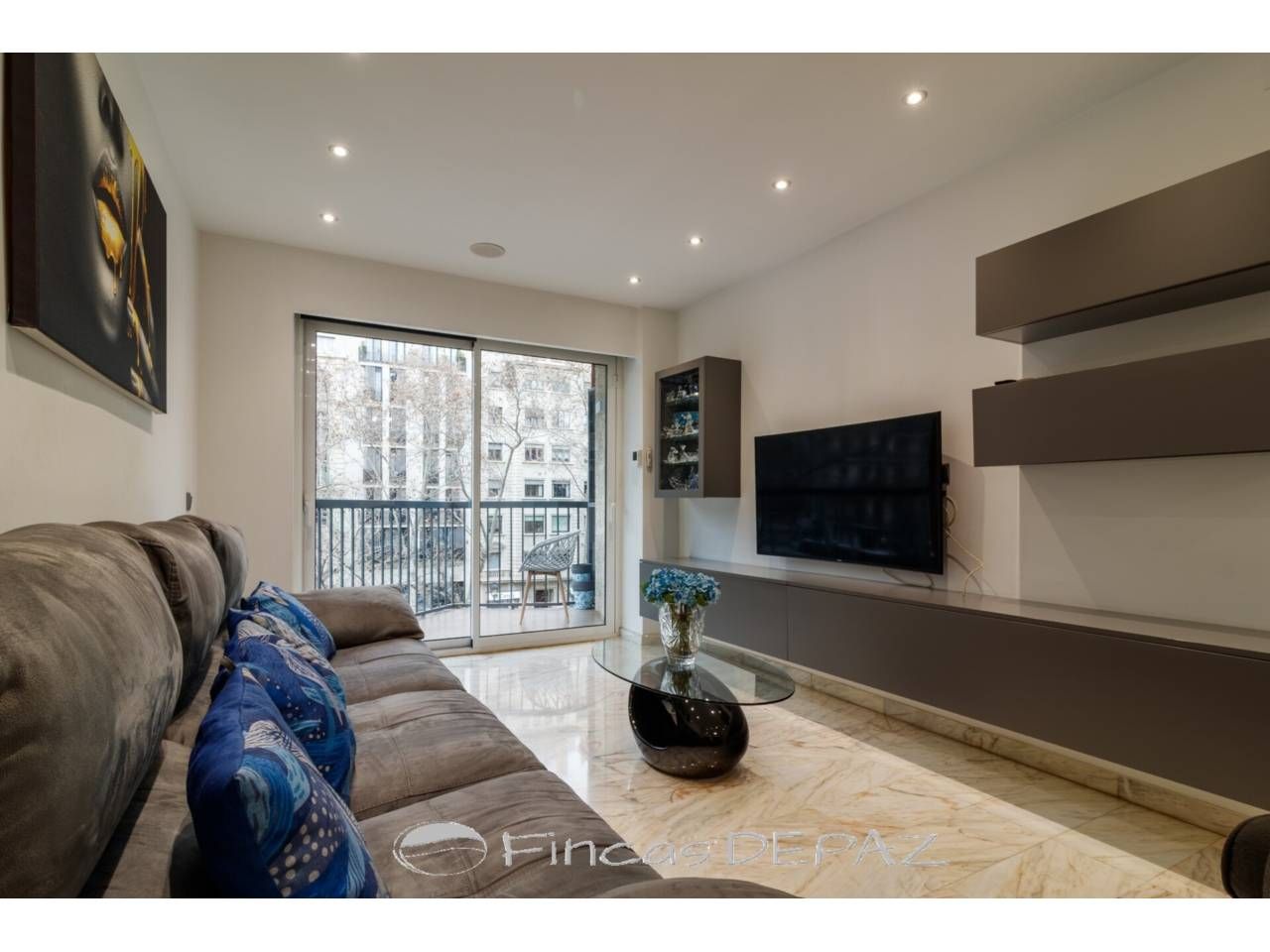 Sala d'estar de Dúplex en venda en  Barcelona Capital amb Aire condicionat, Calefacció i Terrassa