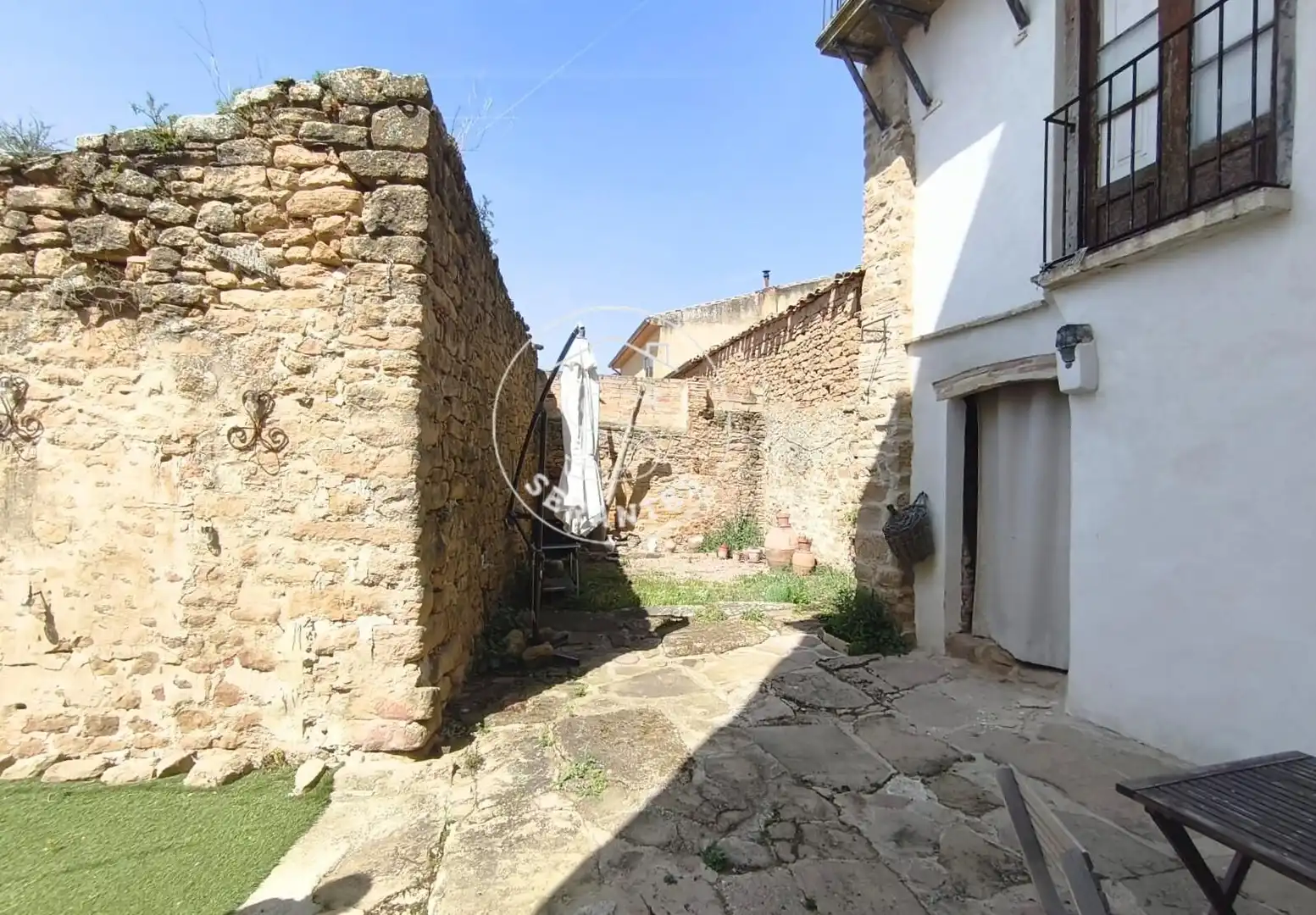 Vista exterior de Casa o chalet en venta en Aberin con Jardín privado, Terraza y Balcón