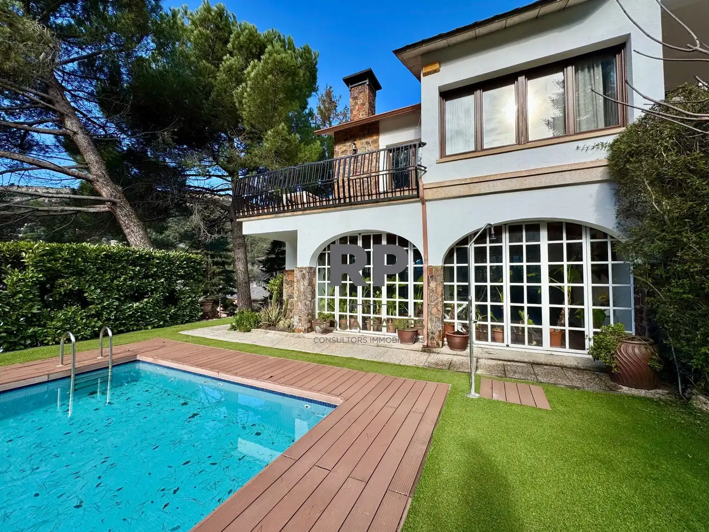 Terrassa de Casa o xalet en venda en Aiguafreda amb Jardí privat, Terrassa i Traster