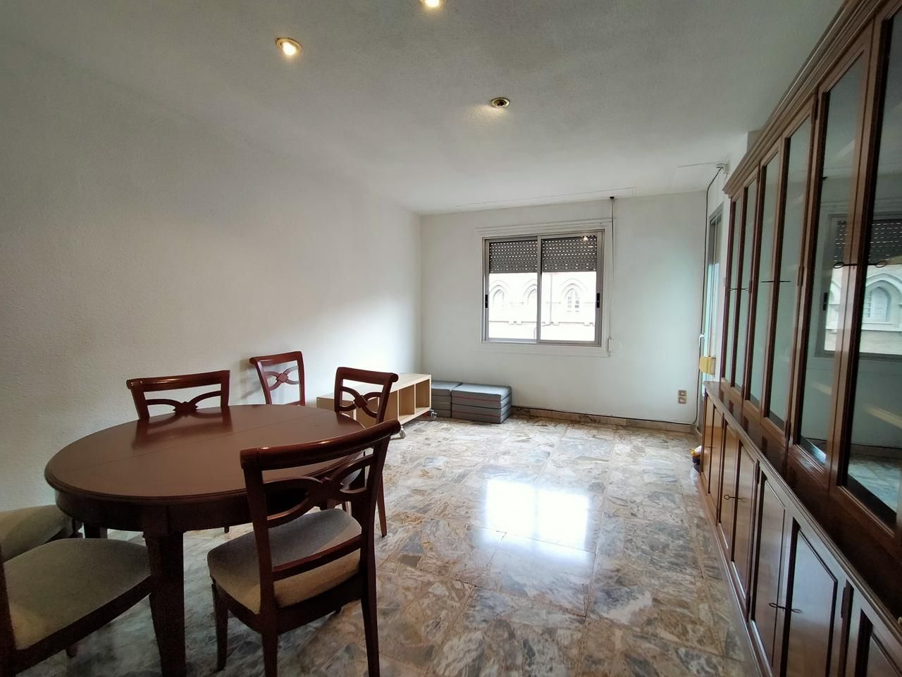 Dining room of Flat to rent in  Zaragoza Capital  with Air Conditioner, Heating and Parquet flooring