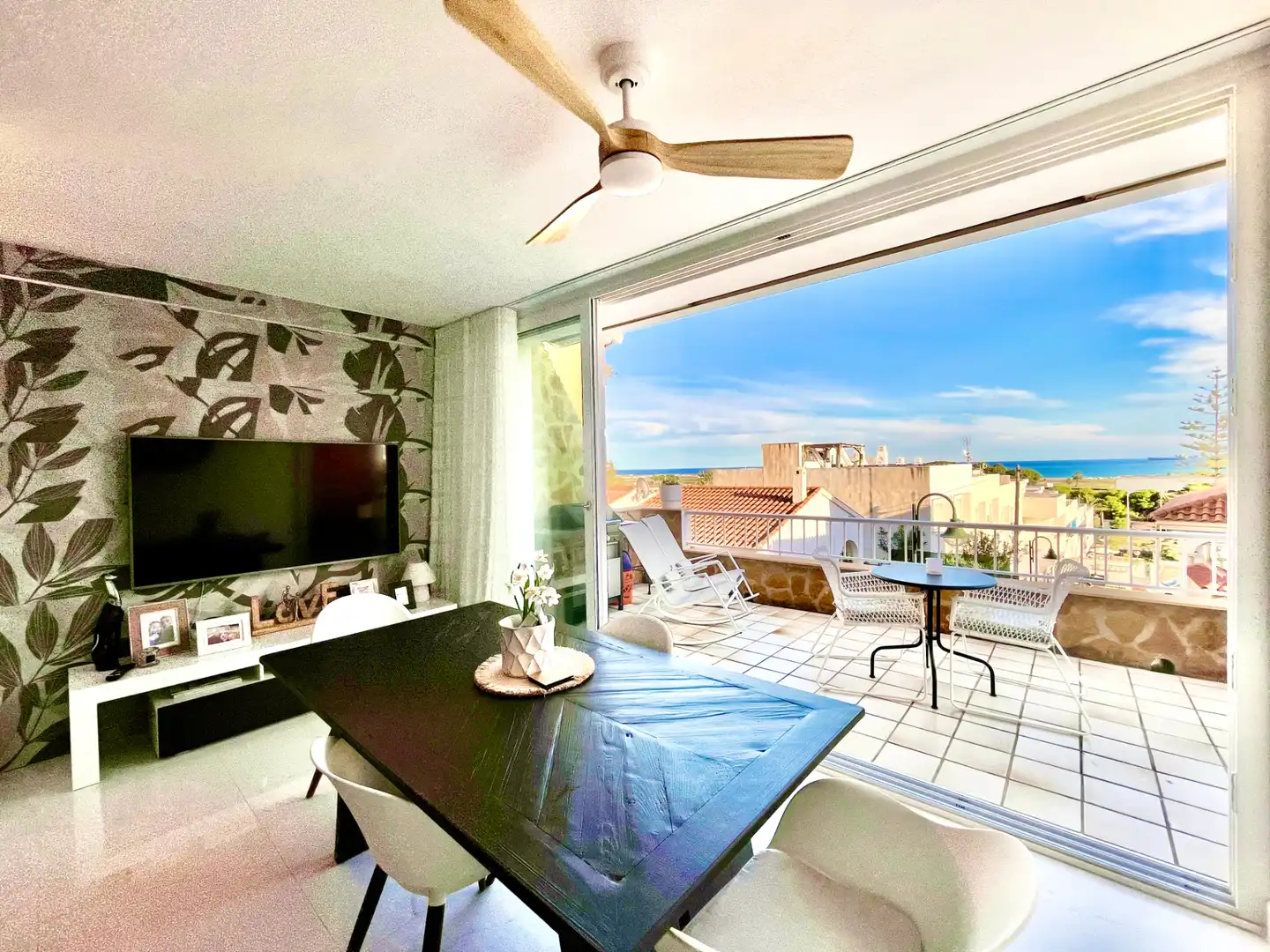 Terraza de Casa adosada en venta en Cuevas del Almanzora con Aire acondicionado, Terraza y Amueblado