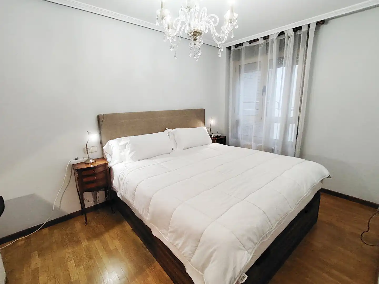 Bedroom of Flat for sale in Gijón   with Heating, Parquet flooring and Terrace
