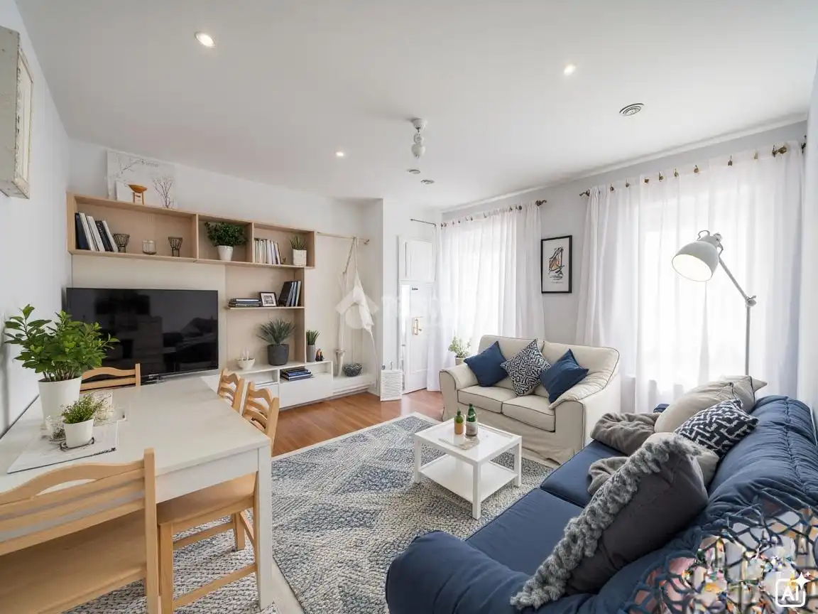 Sala de estar de Piso en venta en Madrid