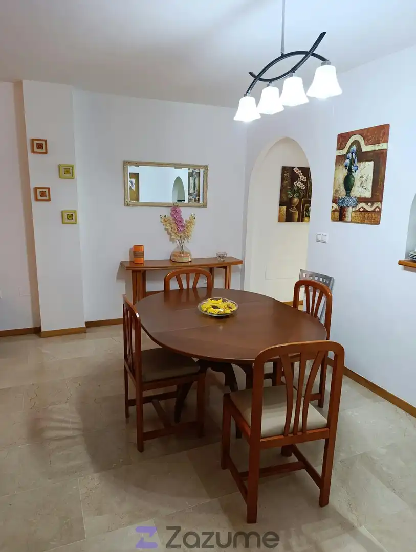 Dining room of Flat for rent in Marbella  with Heating, Terrace and Swimming Pool