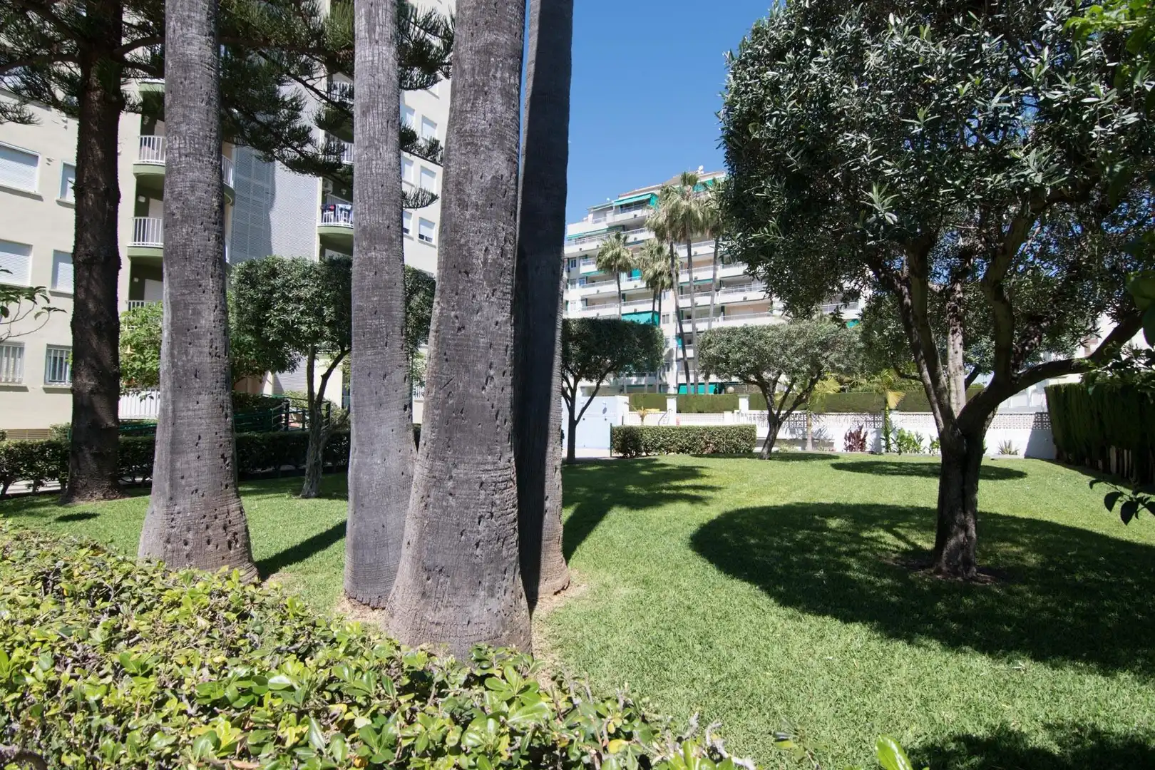 Außenansicht von Wohnungen zum Verkauf in Gandia mit Klimaanlage, Privatgarten und Terrasse