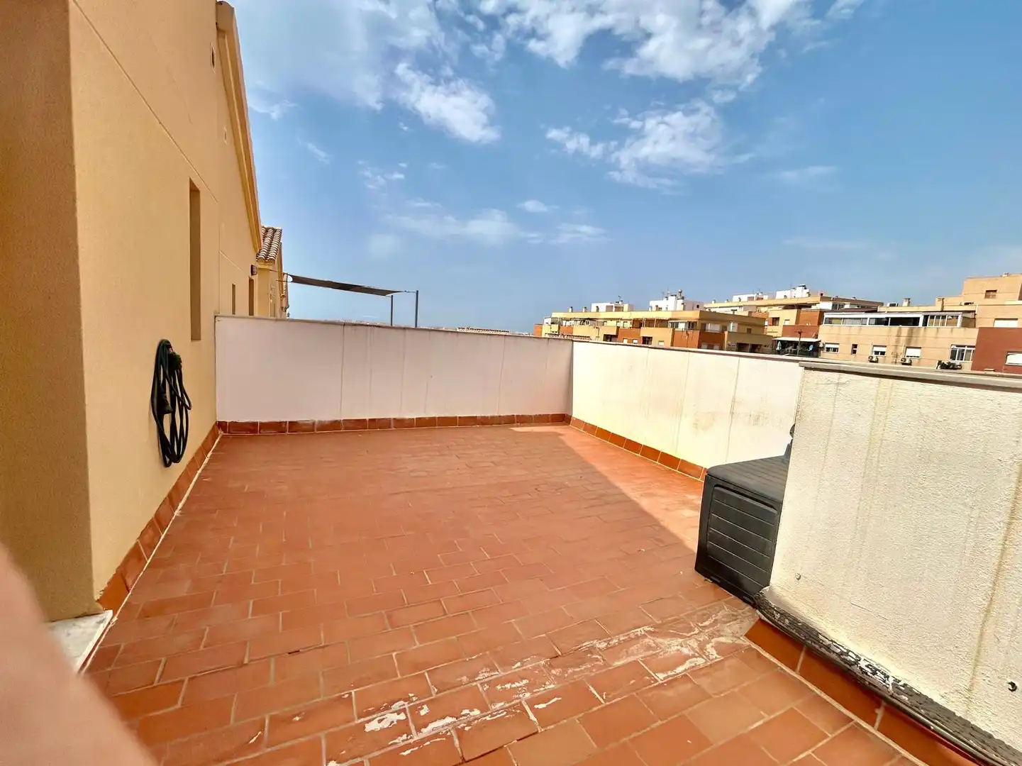 Terrassa de Casa adosada en venda en Roquetas de Mar amb Aire condicionat, Calefacció i Terrassa