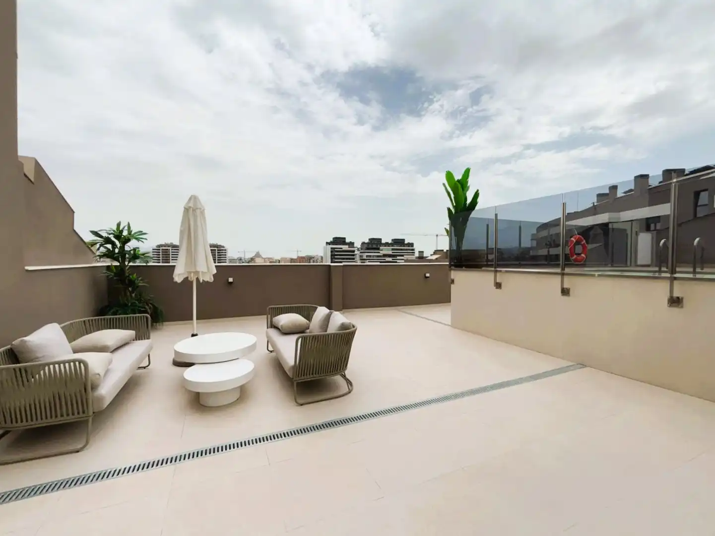 Terraza de Piso de alquiler en Murcia con Aire acondicionado, Calefacción y Terraza