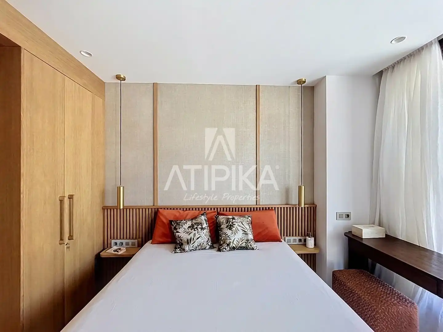Bedroom of Flat for rent in Barcelona  with Air Conditioner, Terrace and Furnished