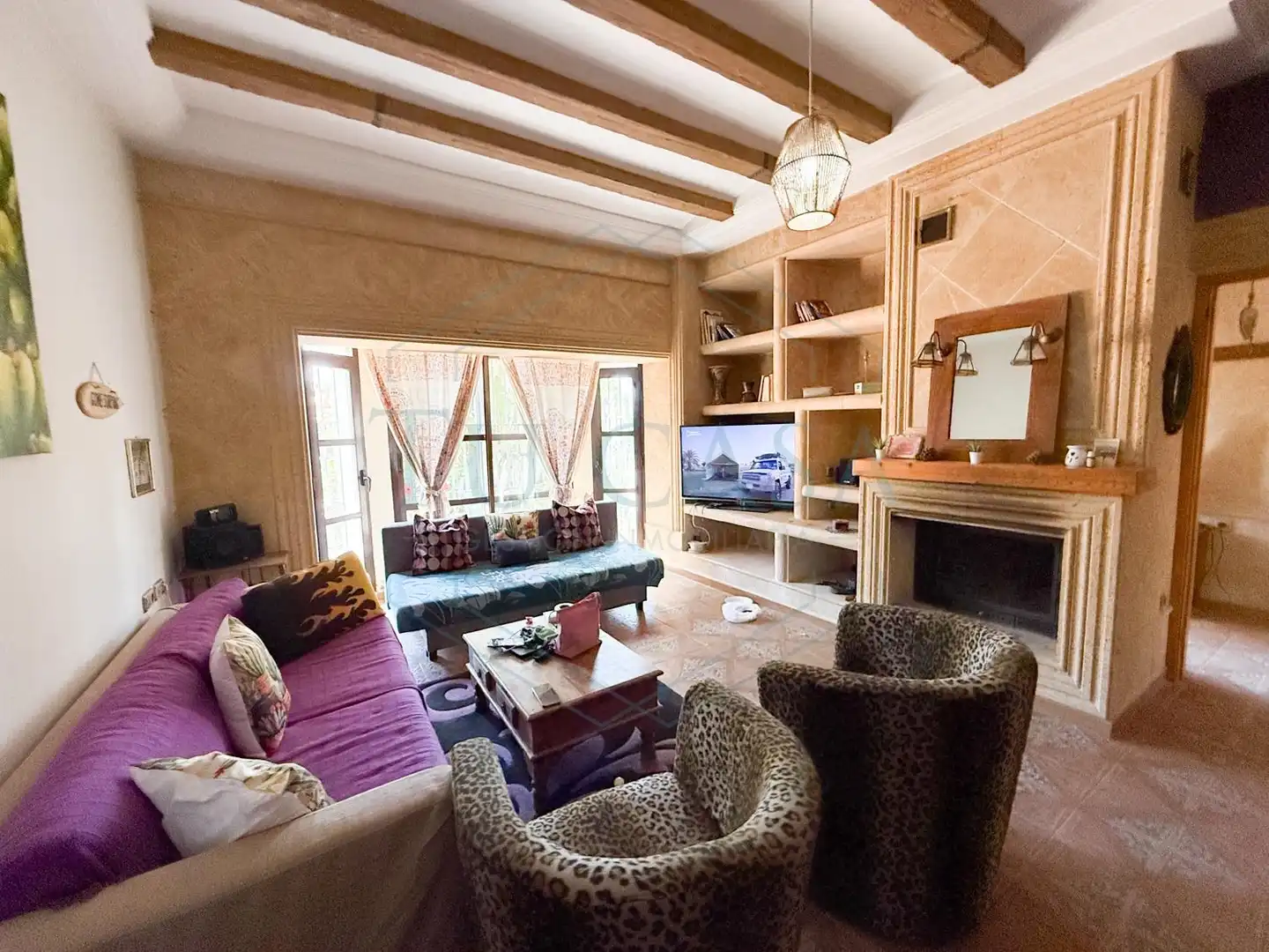 Sala d'estar de Casa o xalet en venda en Chiclana de la Frontera amb Jardí privat, Terrassa i Traster