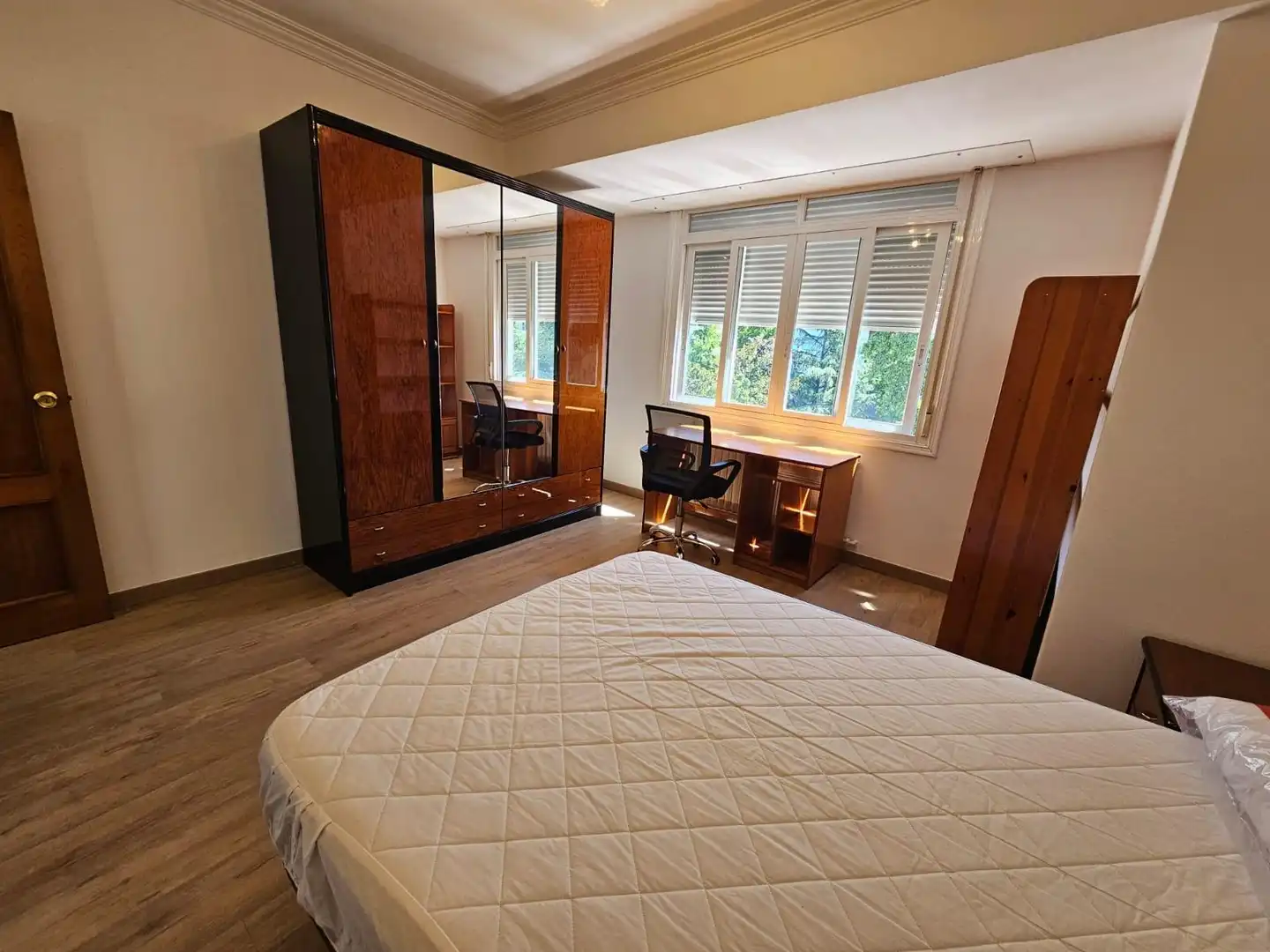 Bedroom of Flat for share in Ourense Capital   with Heating and Furnished