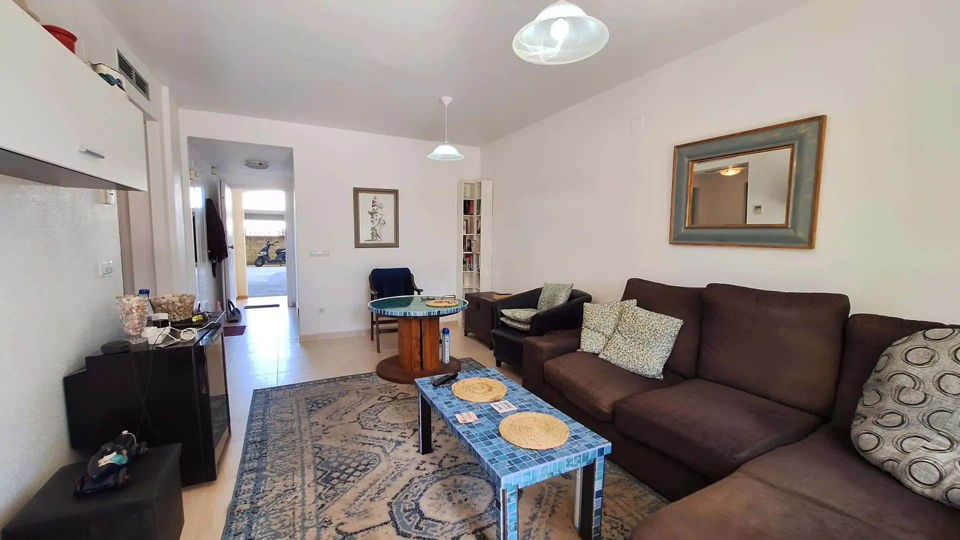 Sala de estar de Piso en venta en Dénia con Aire acondicionado, Terraza y Piscina