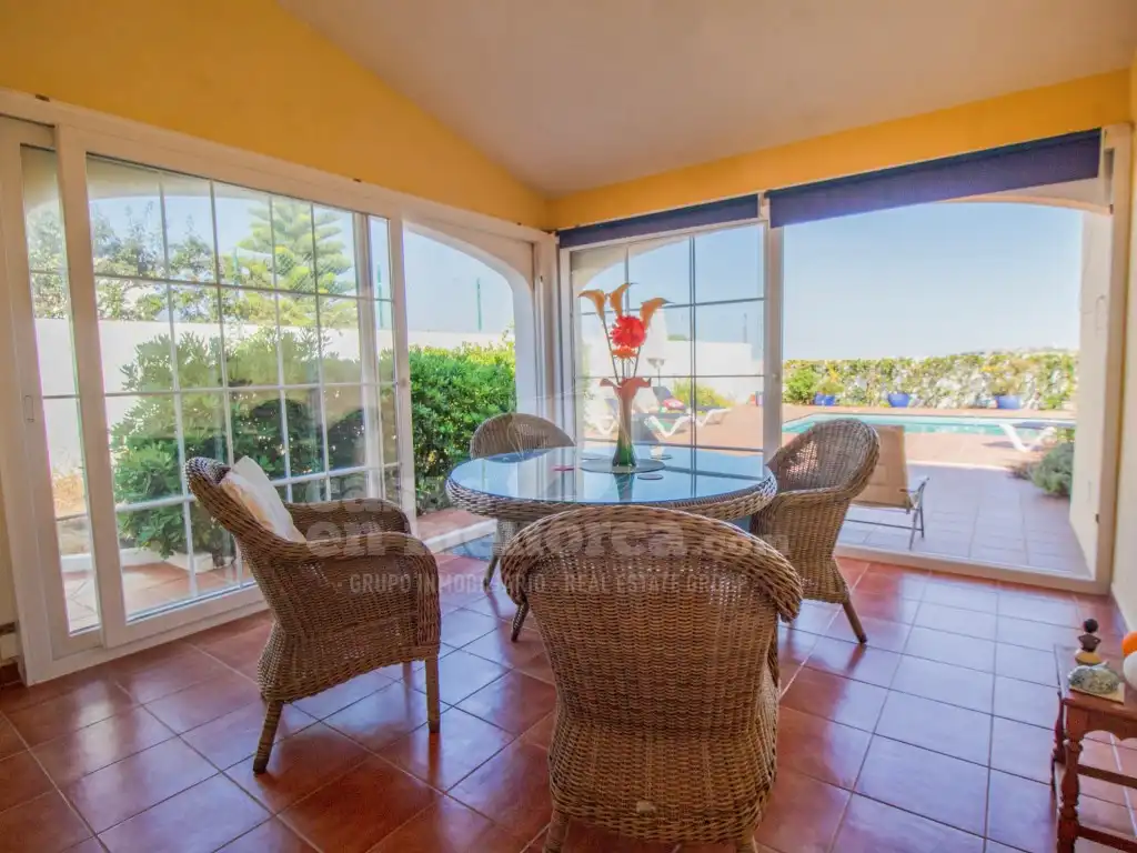 Terrace of Houses for sale in Maó - Mahón  with Air Conditioner, Private garden and Swimming Pool