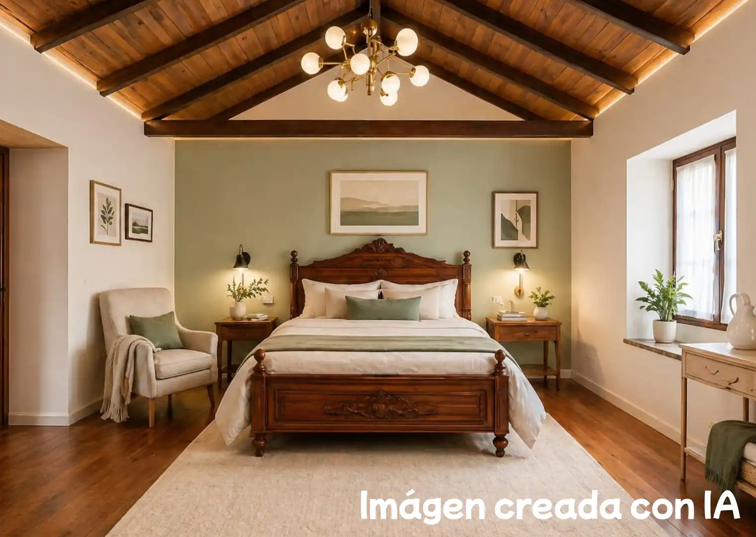 Habitación de Casa adosada en venta en Teror con Parquet, Terraza y Amueblado