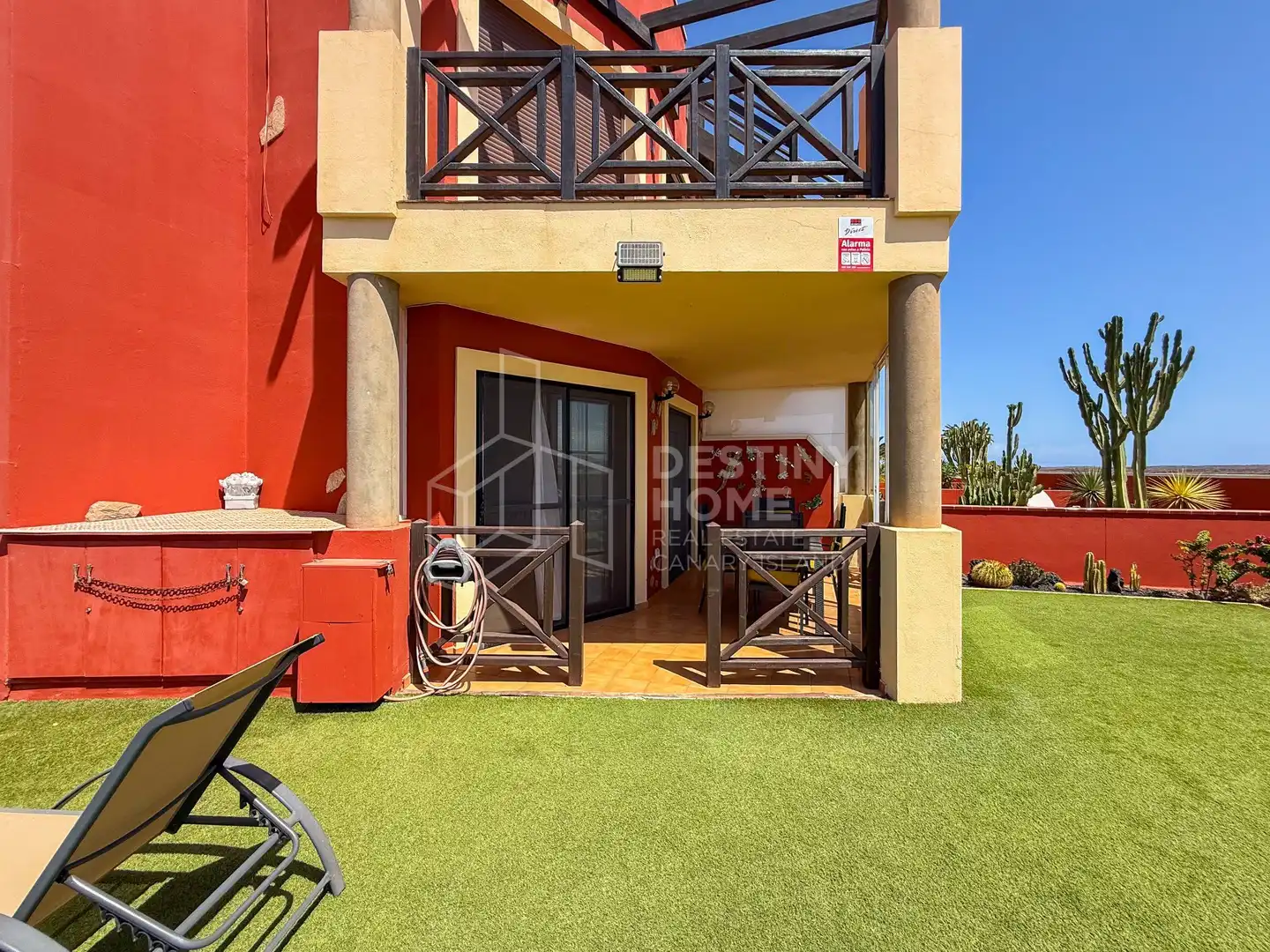 Terrace of Apartments for sale in La Oliva  with Private garden, Terrace and Furnished