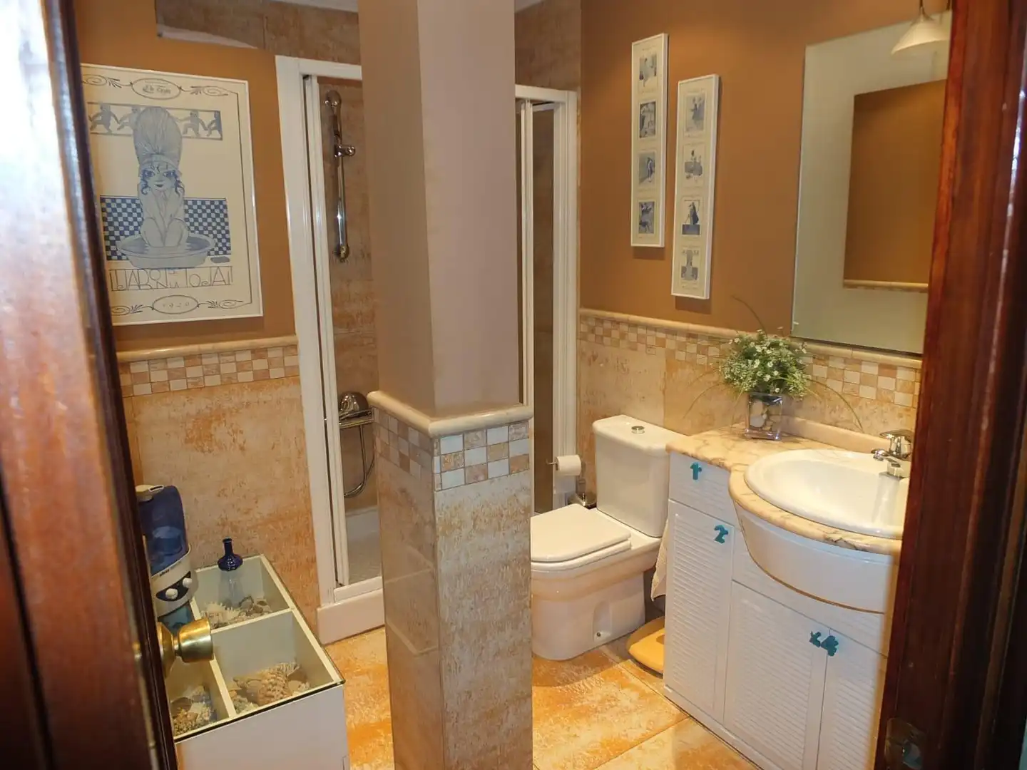 Badezimmer von Wohnung zum Verkauf in Ponferrada mit Heizung, Terrasse und Abstellraum
