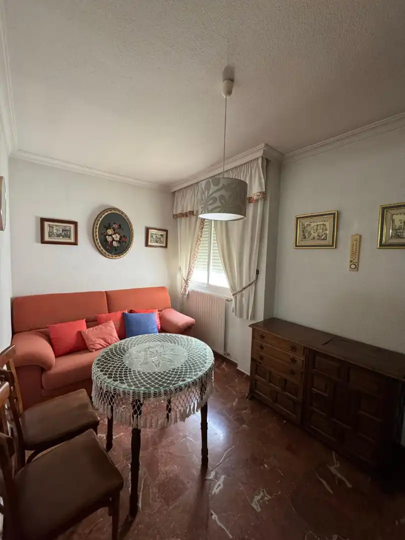 Sala d'estar de Pis de lloguer en Puertollano amb Aire condicionat, Calefacció i Moblat