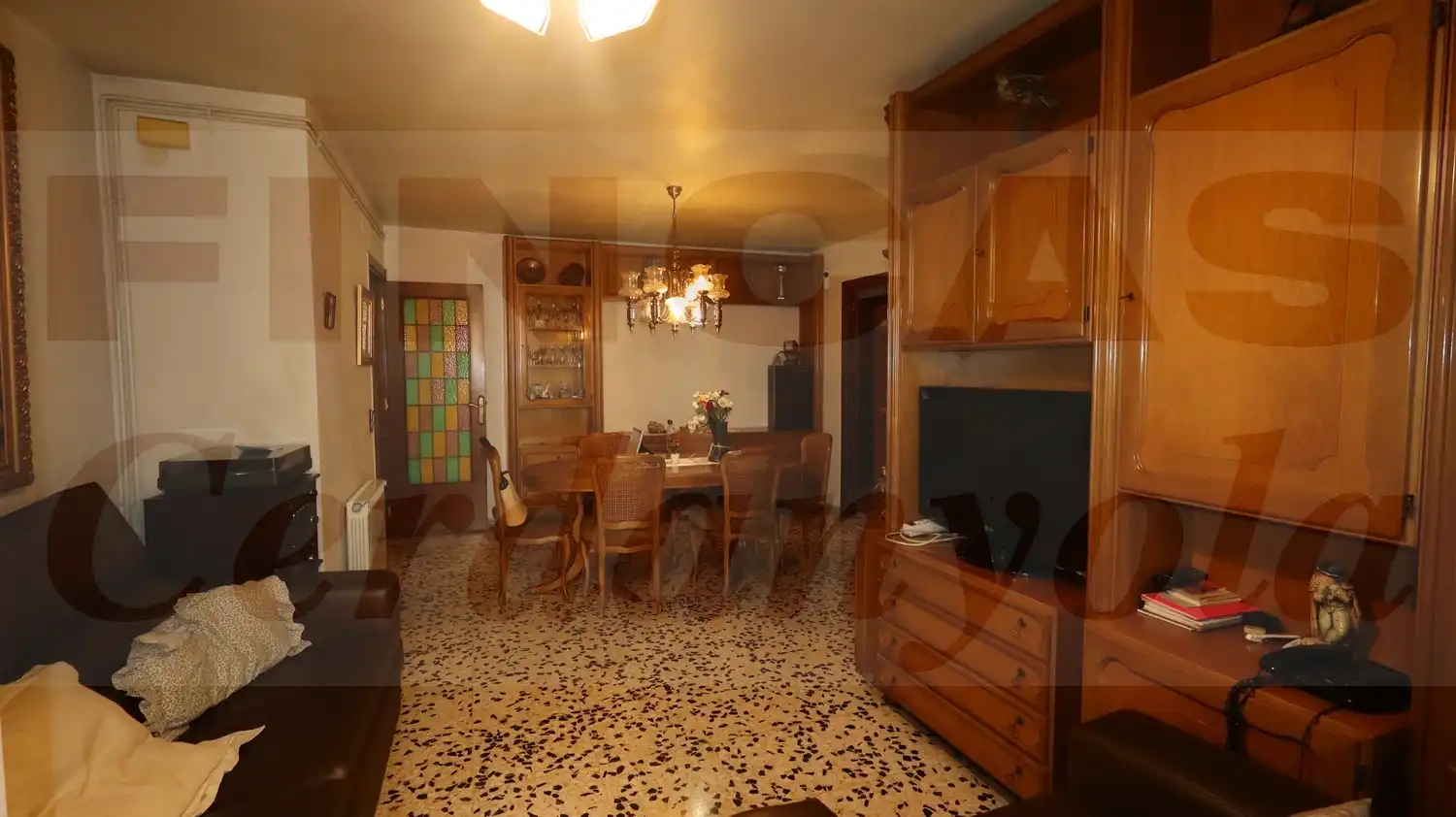 Sala d'estar de Pis en venda en Cerdanyola del Vallès amb Calefacció, Terrassa i Balcó