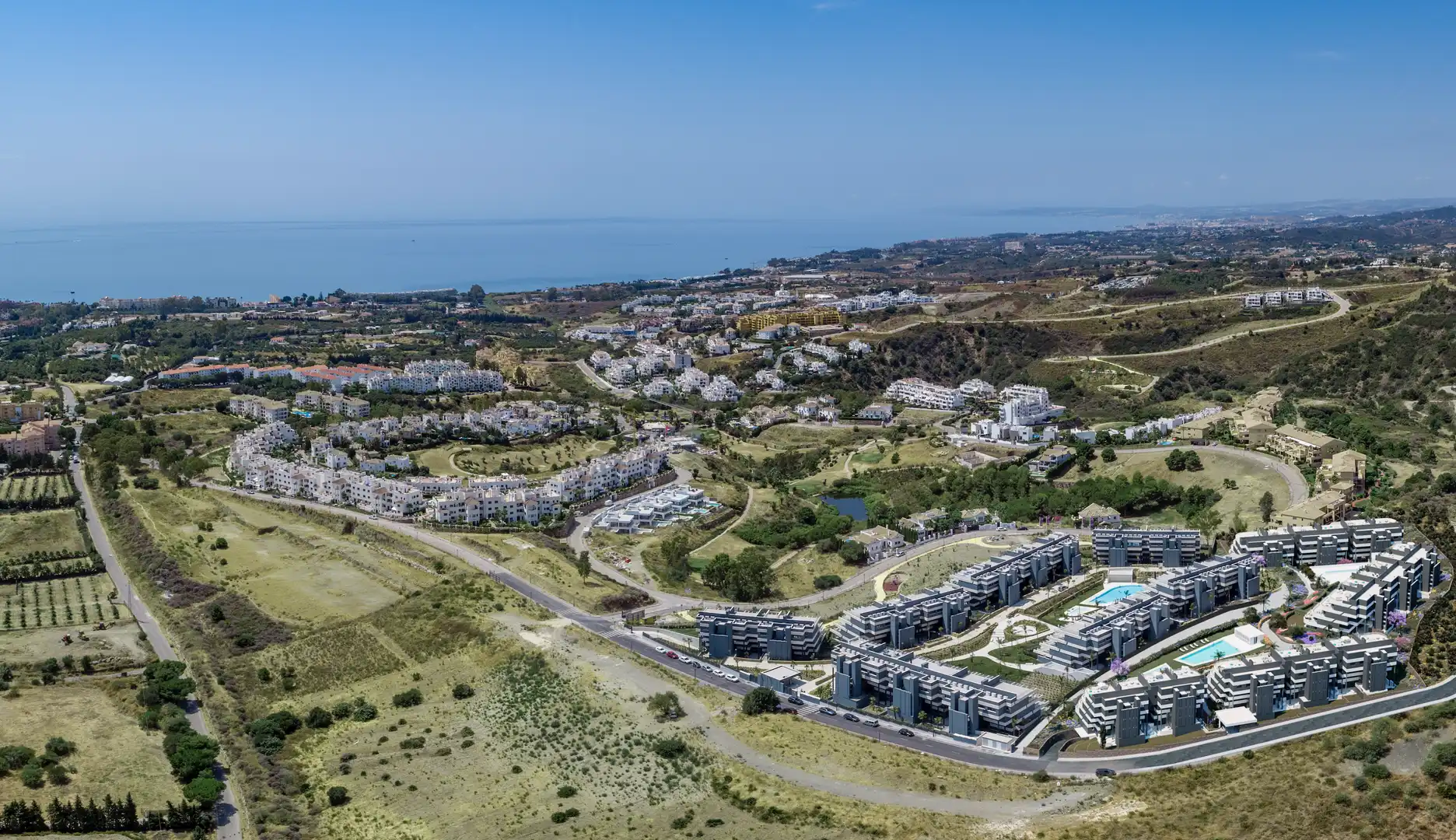 Vista exterior de Apartamento en venta en Benahavís con Aire acondicionado, Calefacción y Terraza