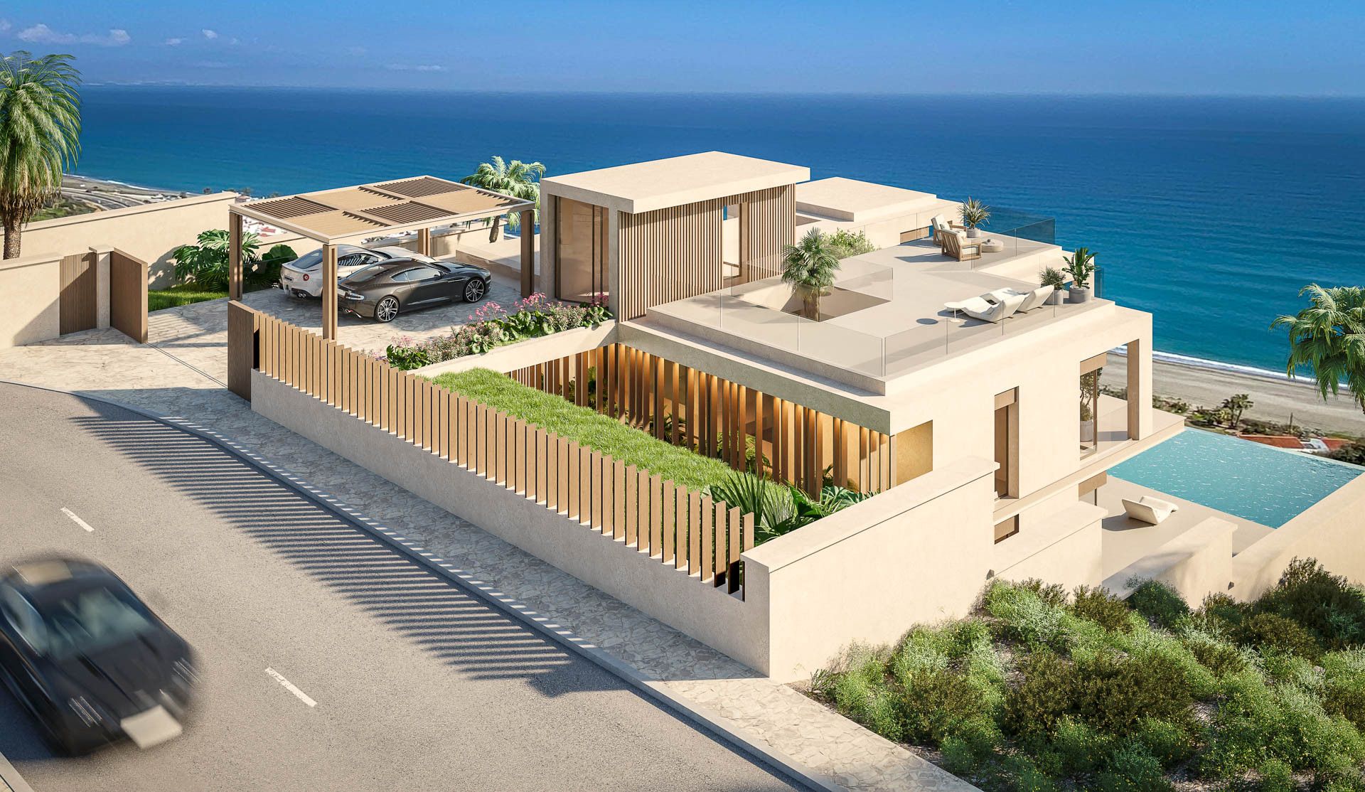Exterior view of House or chalet for sale in Sotogrande  with Air Conditioner, Private garden and Terrace