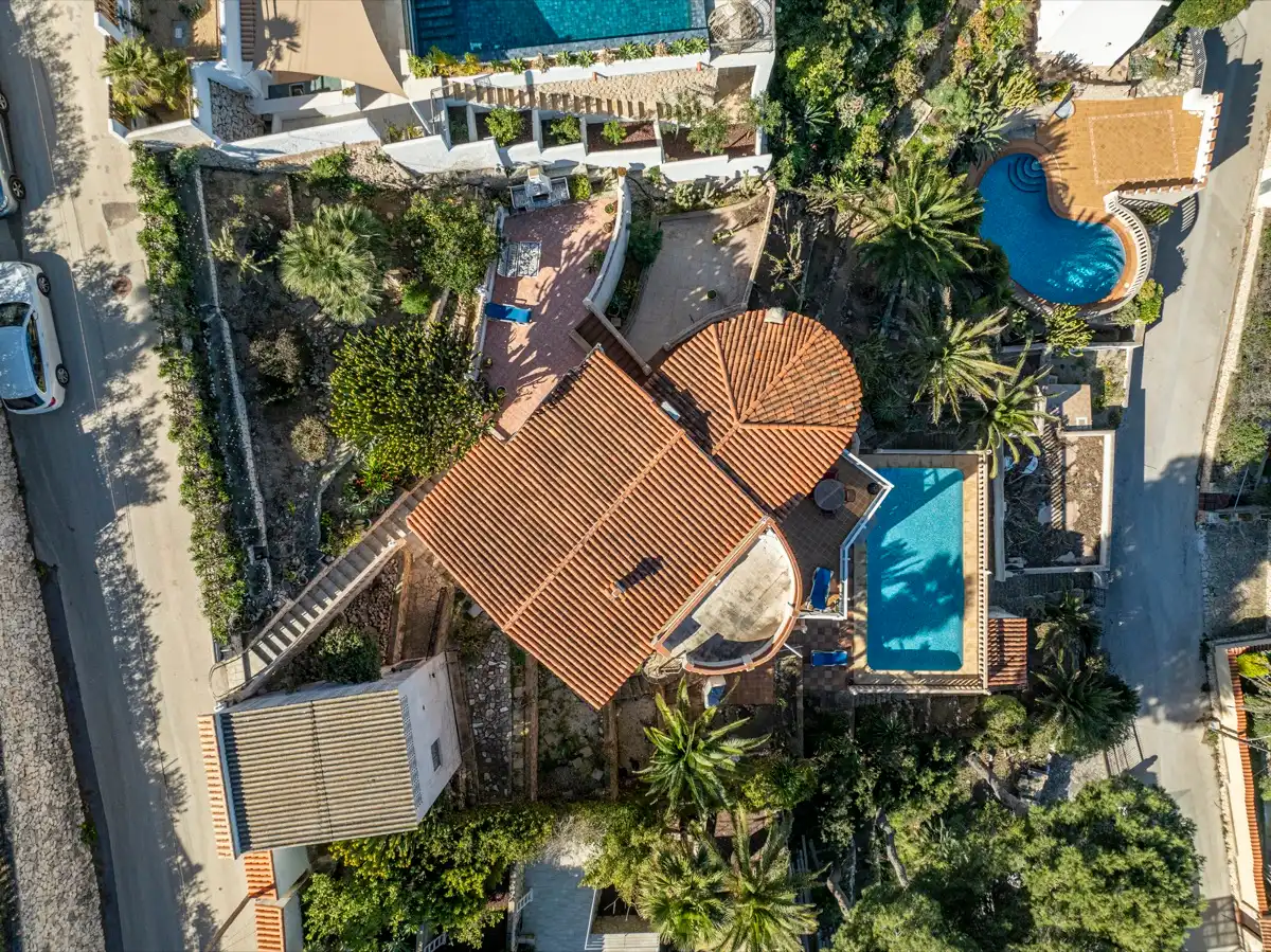 Exterior view of Houses for sale in Jávea / Xàbia  with Air Conditioner, Heating and Private garden