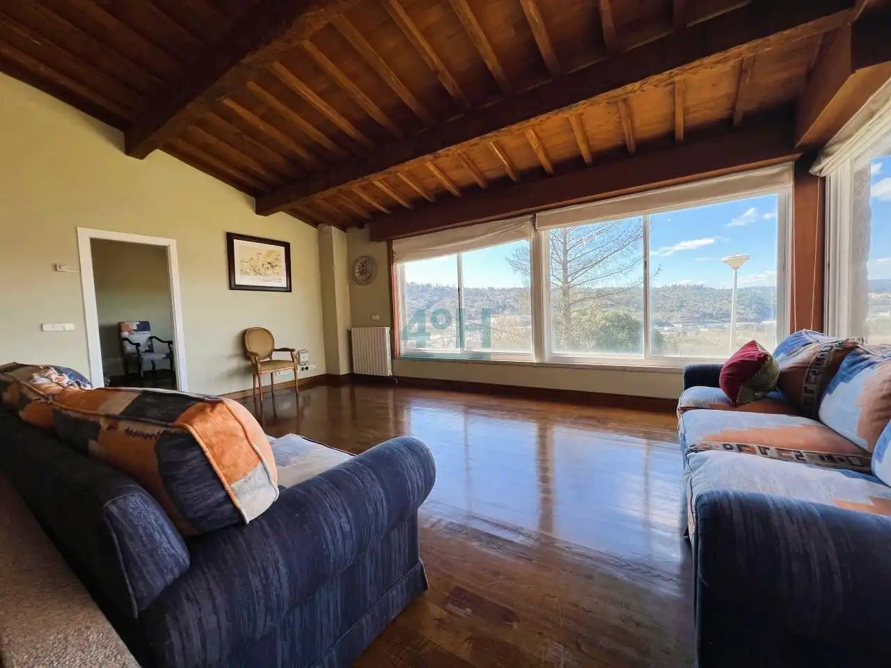 Wohnzimmer von Country house zum Verkauf in San Cibrao das Viñas mit Heizung, Privatgarten und Terrasse