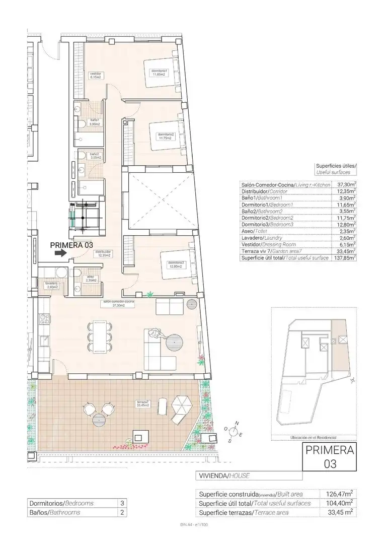 Apartment with terrace for sale in Hondón de las Nieves / El Fondó de les Neus, imagen 27