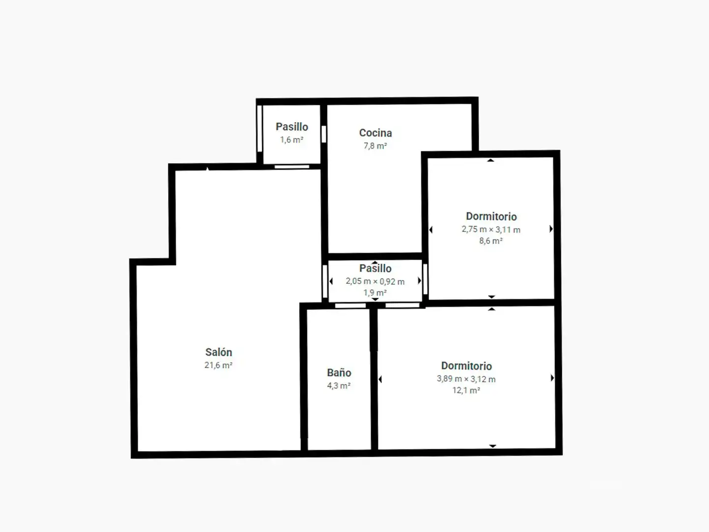 Flat for sale in Granada  with Heating and Furnished