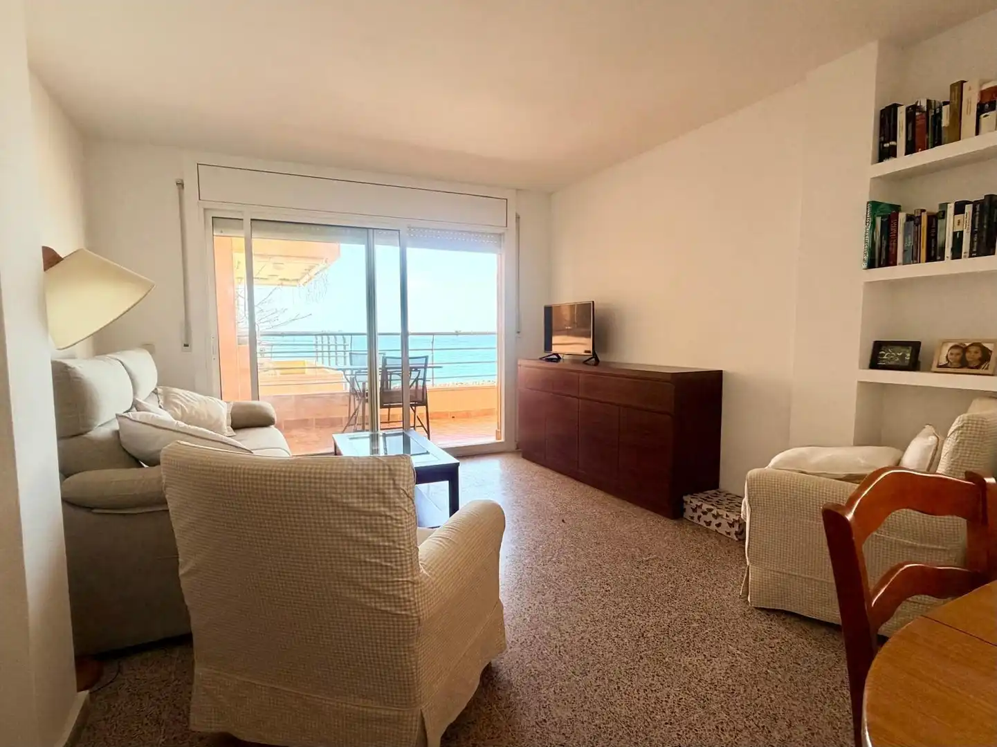 Sala de estar de Piso en venta en Cunit con Jardín privado, Terraza y Trastero