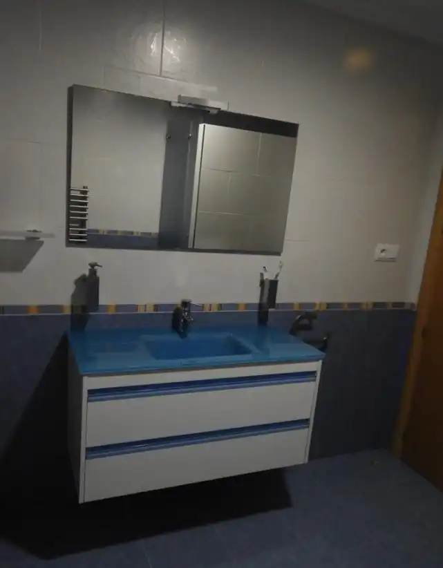 Badezimmer von Maisonette zum Verkauf in Tobarra mit Klimaanlage, Heizung und Terrasse
