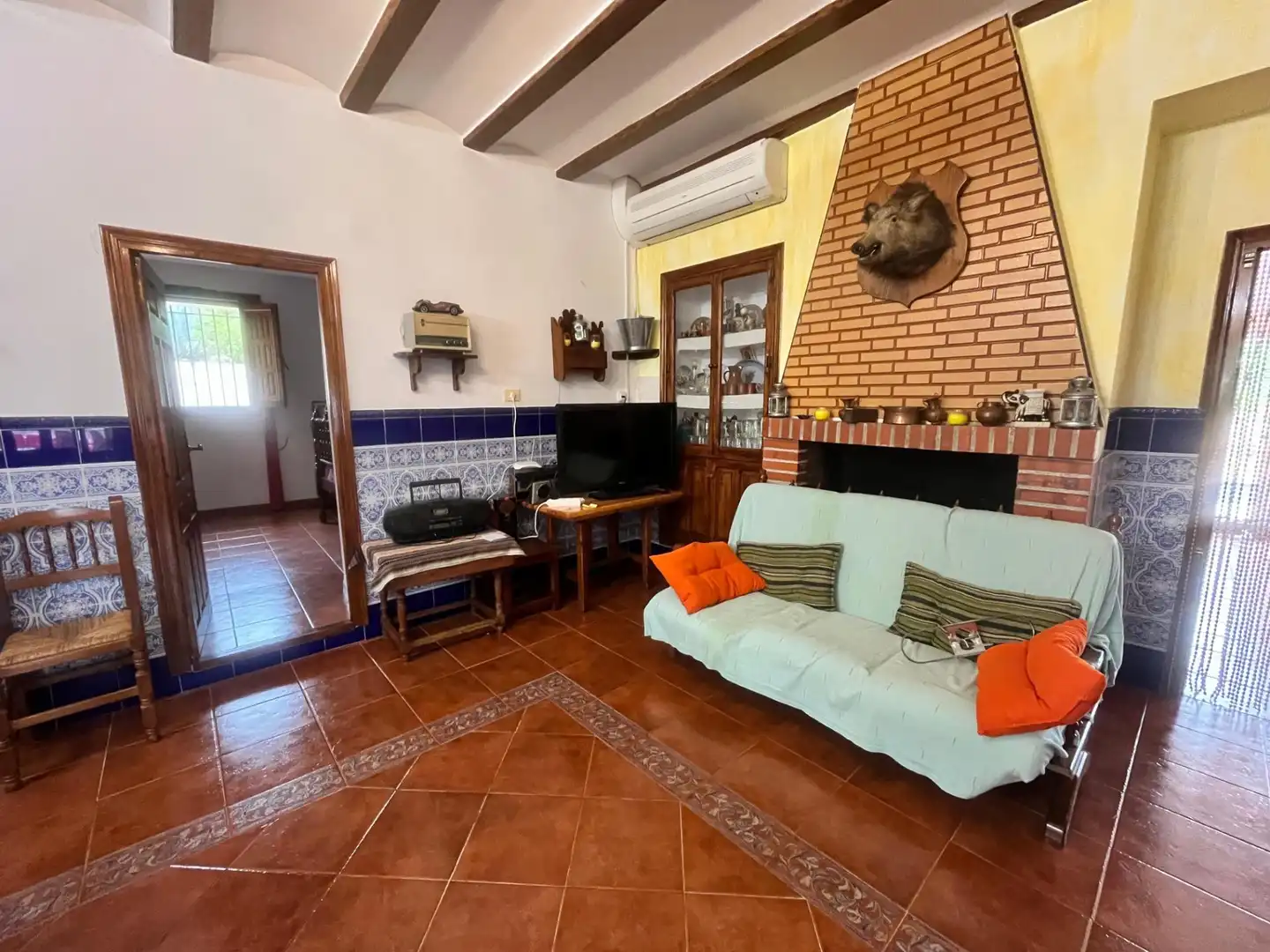 Sala de estar de Finca rústica en venta en Cehegín