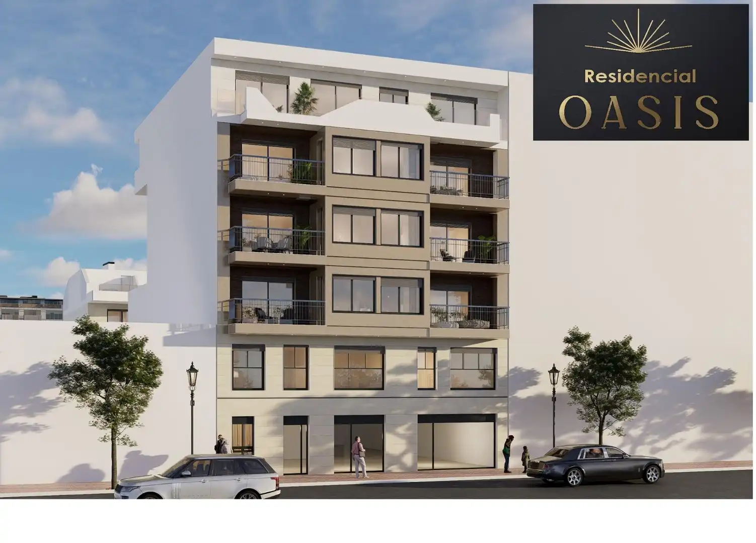 Vista exterior de Apartamento en venta en Alcantarilla con Terraza y Piscina comunitaria