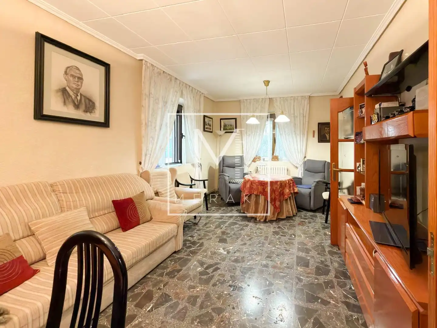 Sala de estar de Casa o chalet en venta en  Albacete Capital con Jardín privado, Terraza y Trastero