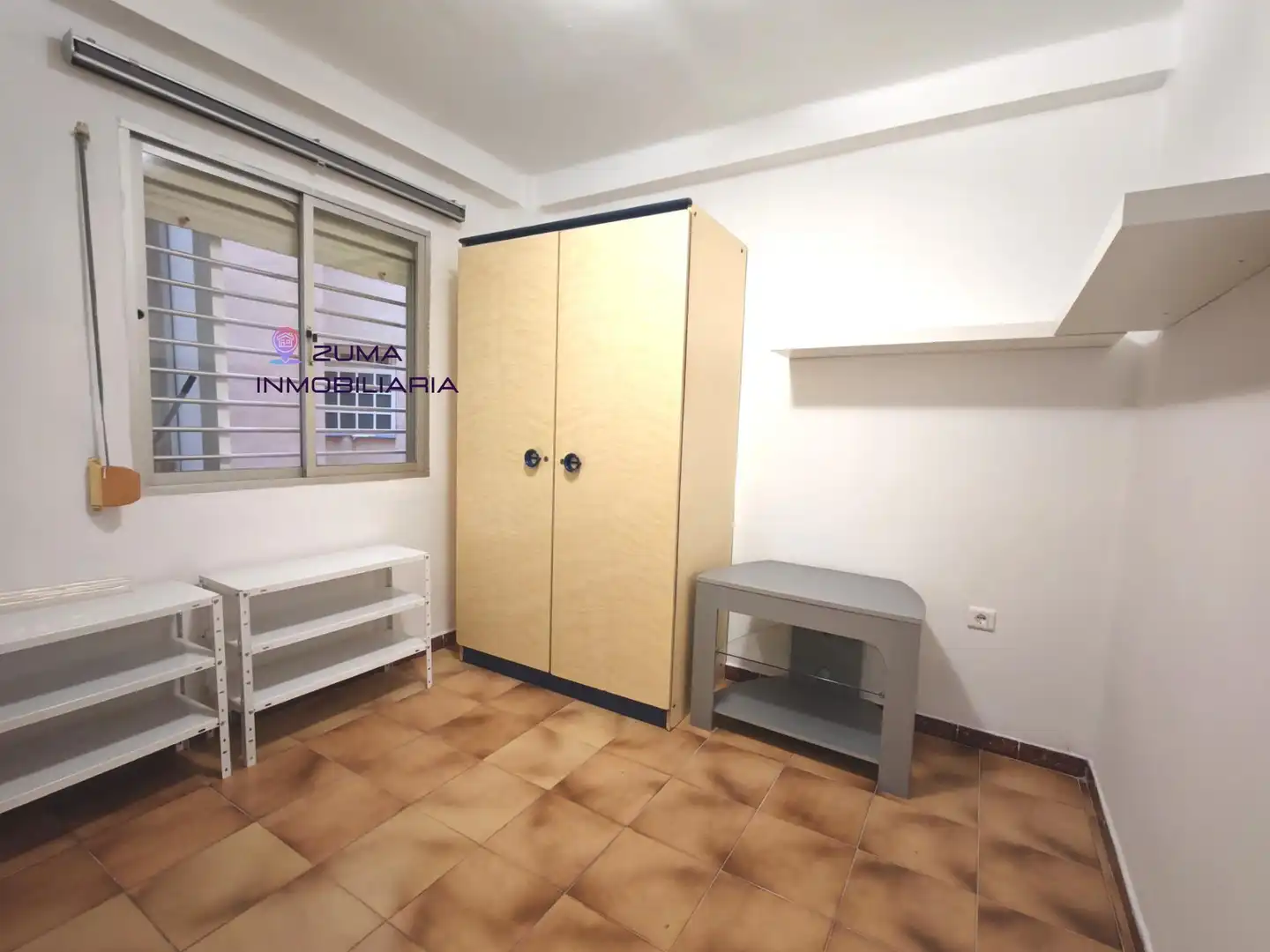 Bedroom of Flat for rent in Málaga  with Air Conditioner, Terrace and Furnished