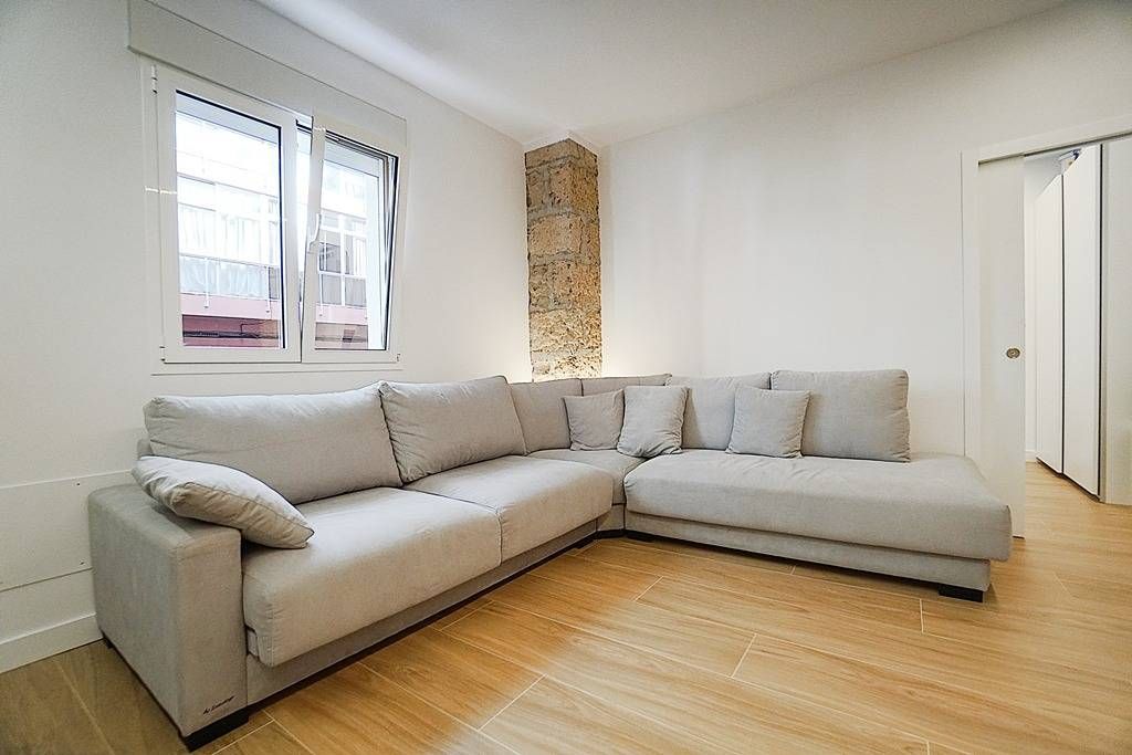 Sala de estar de Piso en venta en Las Palmas de Gran Canaria con Aire acondicionado, Jardín privado y Balcón