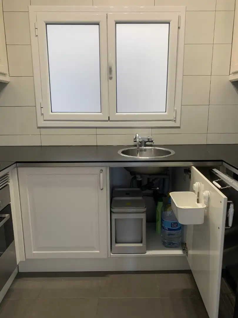 Küche von Wohnung zum Verkauf in Sant Feliu de Guíxols mit Heizung, Terrasse und Ofen