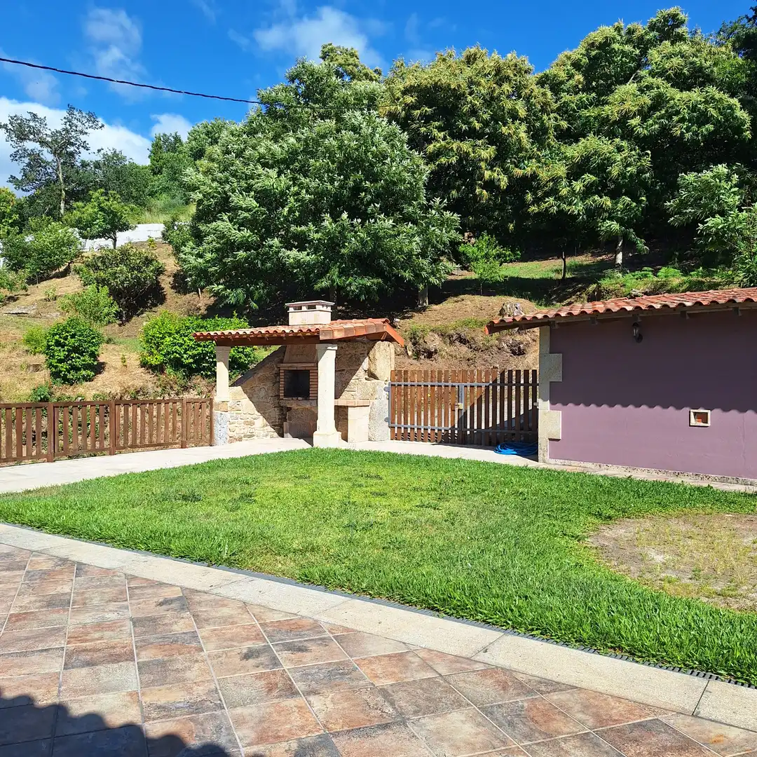 Garden of Houses for rent in Portas  with Heating, Private garden and Furnished